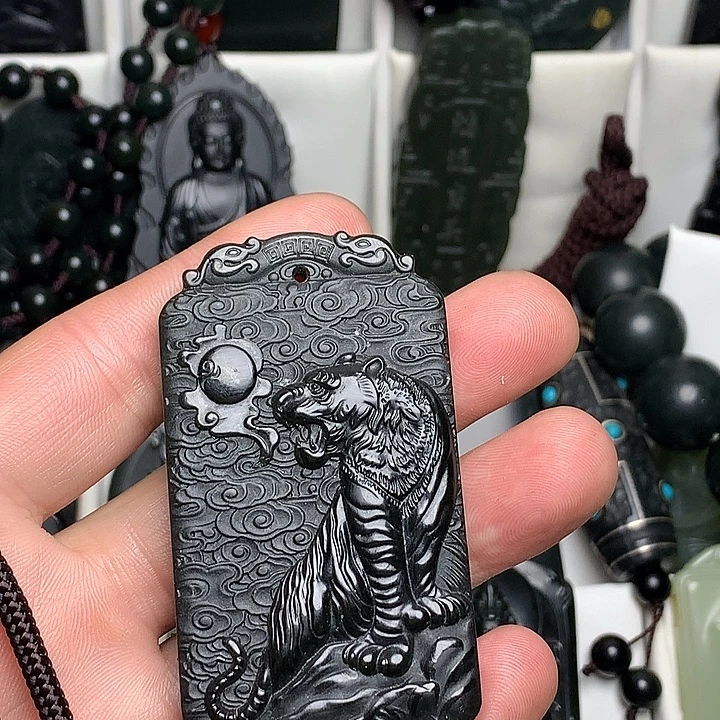 和田玉（青玉）未镶嵌颈饰