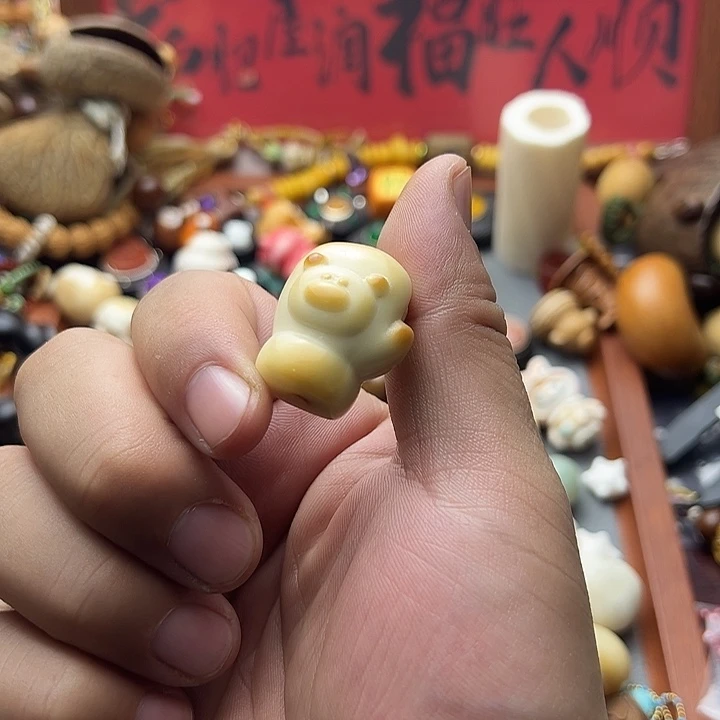 非金属碳烤象牙果手套