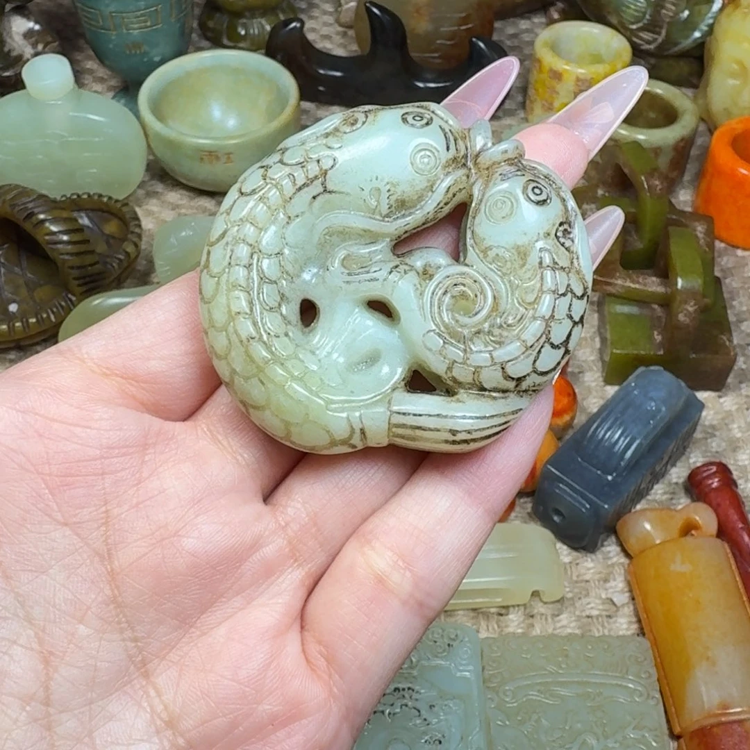 白玉菩提吊坠挂件