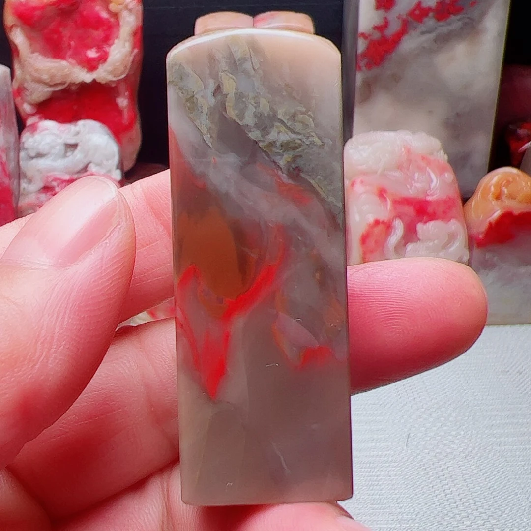 昌化石昌化鸡血石印章