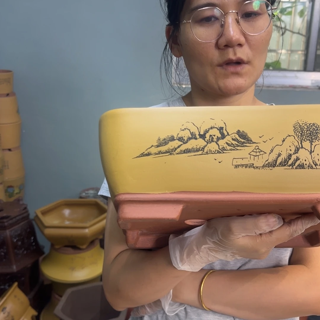 紫砂花盆紫砂口径29