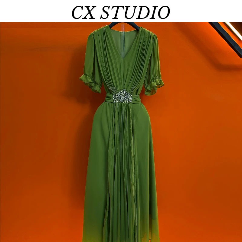 YC编码89 经典收腰轻奢时尚春夏季连衣裙（定制女装）TG636