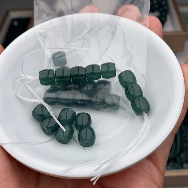 *****翡翠未镶嵌手链散珠