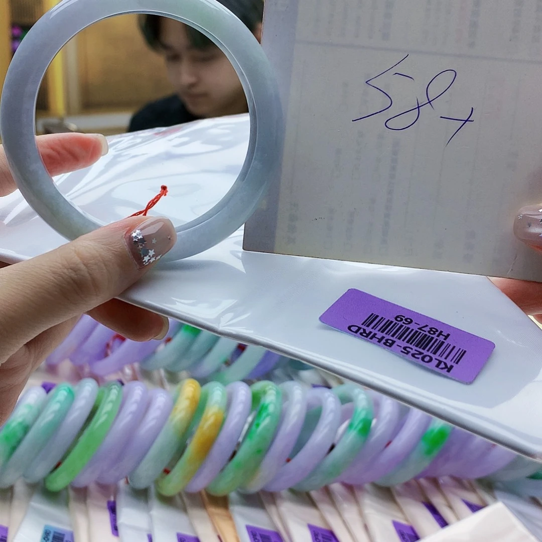 翡翠未镶嵌手镯bj