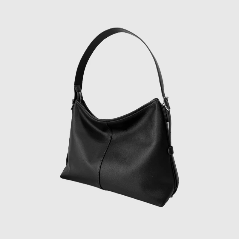 【BEIER】BB-21888黑色时尚简约单肩包通勤休闲韩版气质托特包包