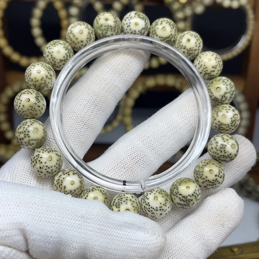 浙***行手串星月菩提12圆珠，大眼睛小细星