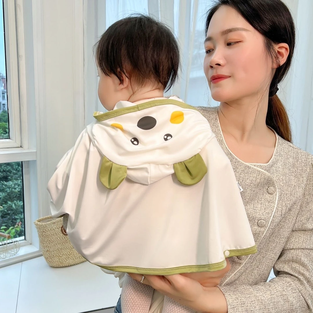 儿童防晒衣防紫外线婴儿宝宝新款夏季冰丝外套儿童外出披风冰凉凉