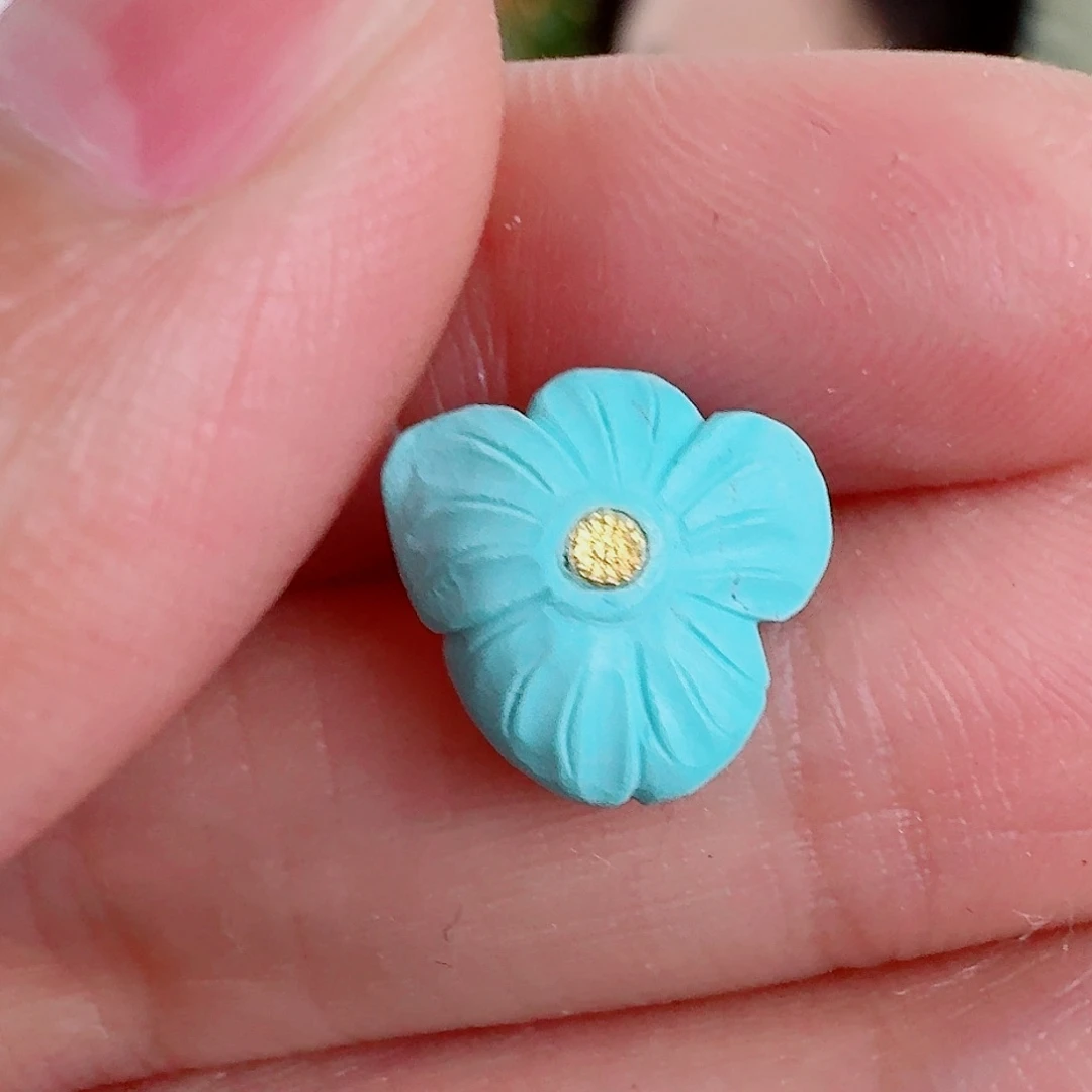 未镶嵌绿松石珠宝奇石