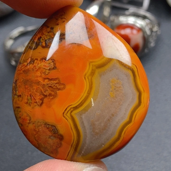 玛瑙/玉髓颈饰未镶嵌用****8