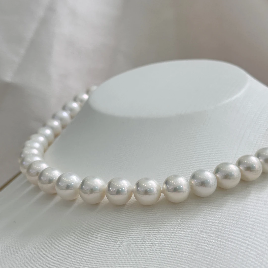 天然淡水珍珠项链大点位妮同款气质款9-11mm