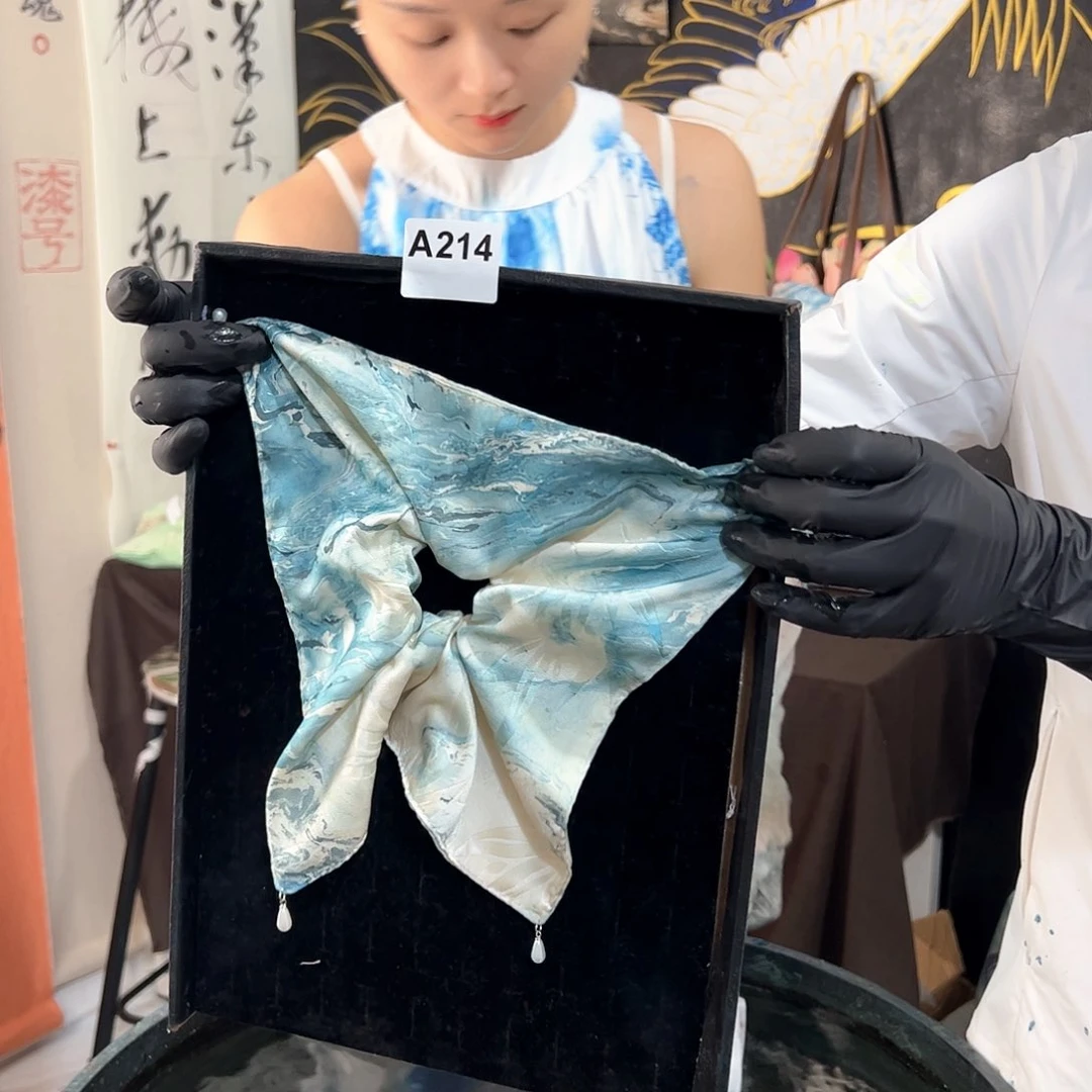 219寒江雪珍珠发圈手作