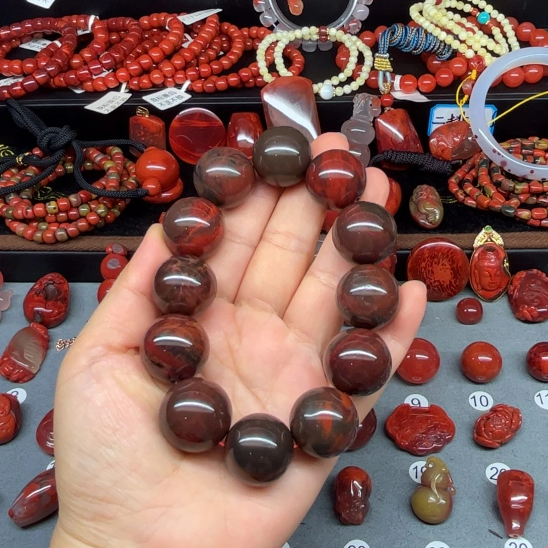 南红玛瑙未镶嵌配饰