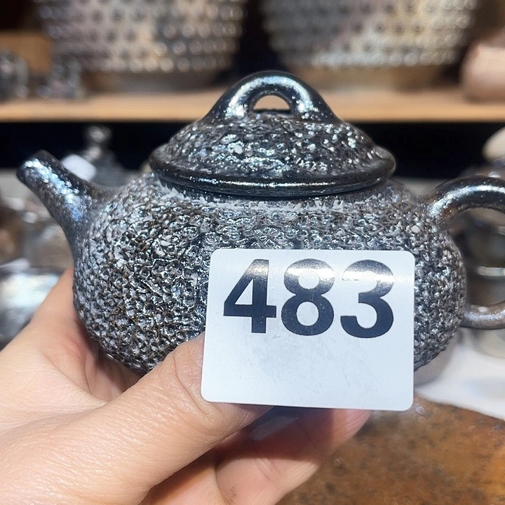 壶宝*妈高温柴烧陶泥冰烟壶