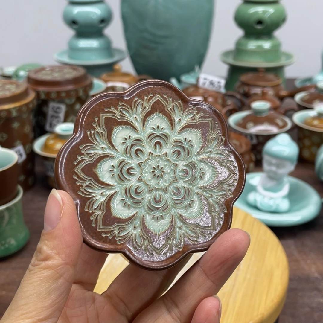 微瑕特价青瓷青瓷8厘米