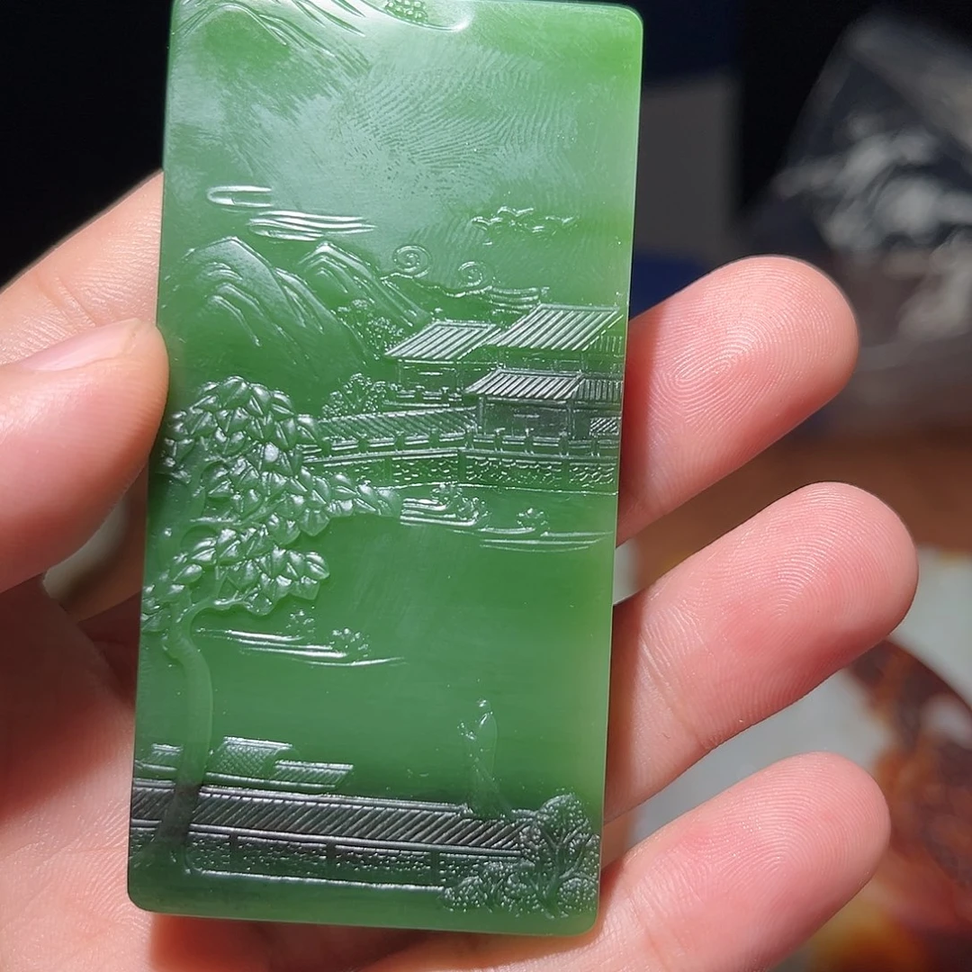 蓝***天和田玉未镶嵌手链