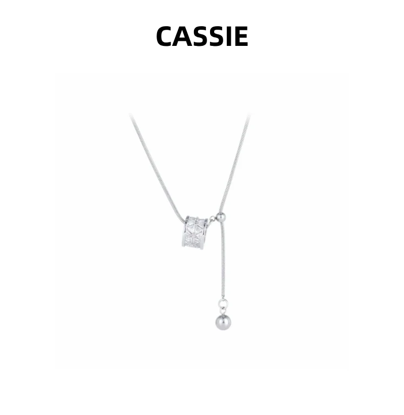 CASSIE主播同款坠链小蛮腰转运珠女款高级感项链