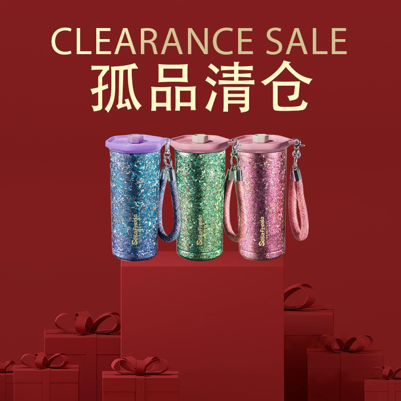 SEGAFREDO孤品清仓莫奈花园手提纯钛杯 只有杯子没有咖啡
