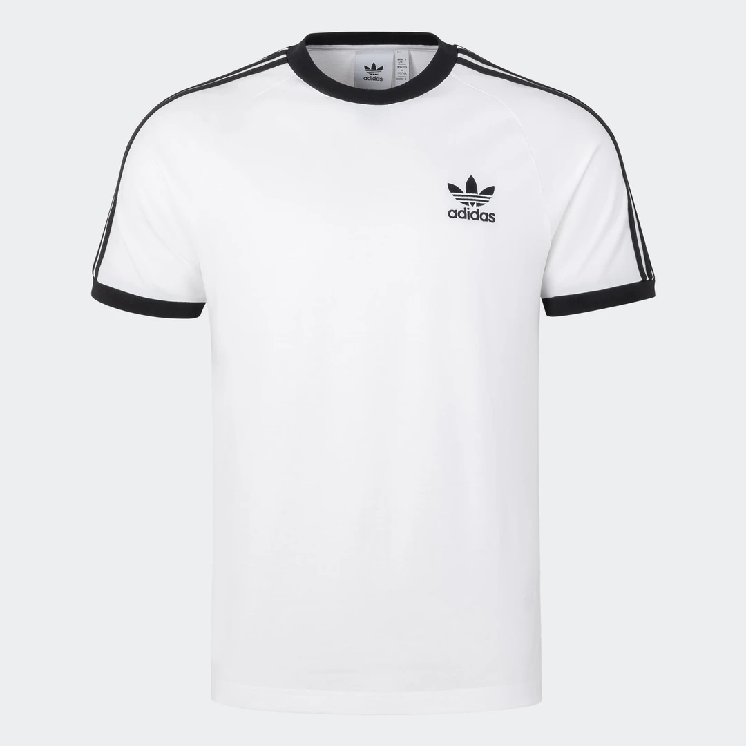 adidas/阿迪达斯夏季男子纯棉运动修身休闲短袖圆领T恤KB2460