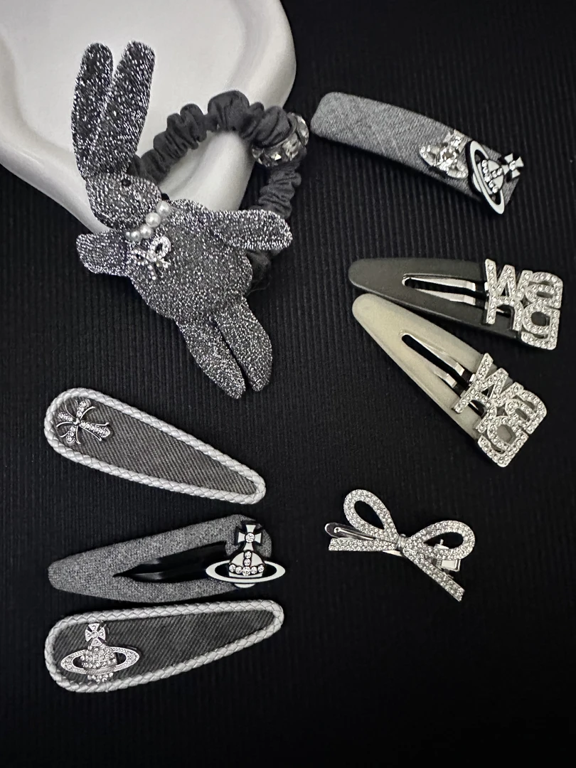 复古港风极简风女边夹仙女风发夹饰品碎发夹发饰ins网红