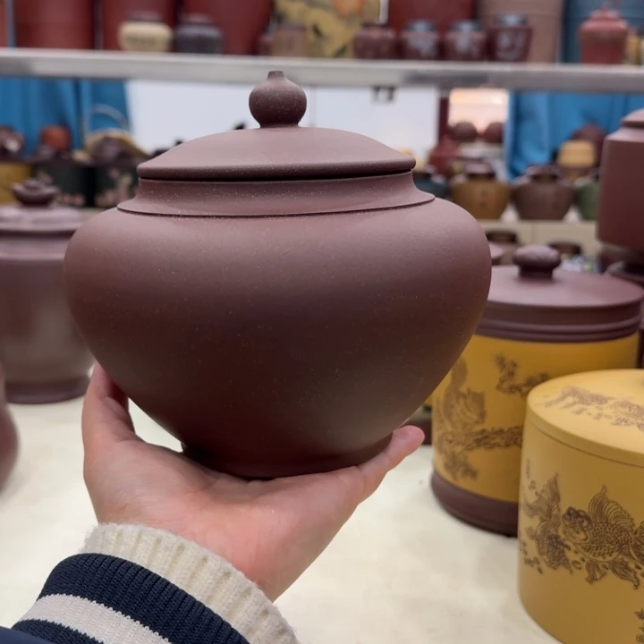 茶叶罐紫砂将军罐一斤