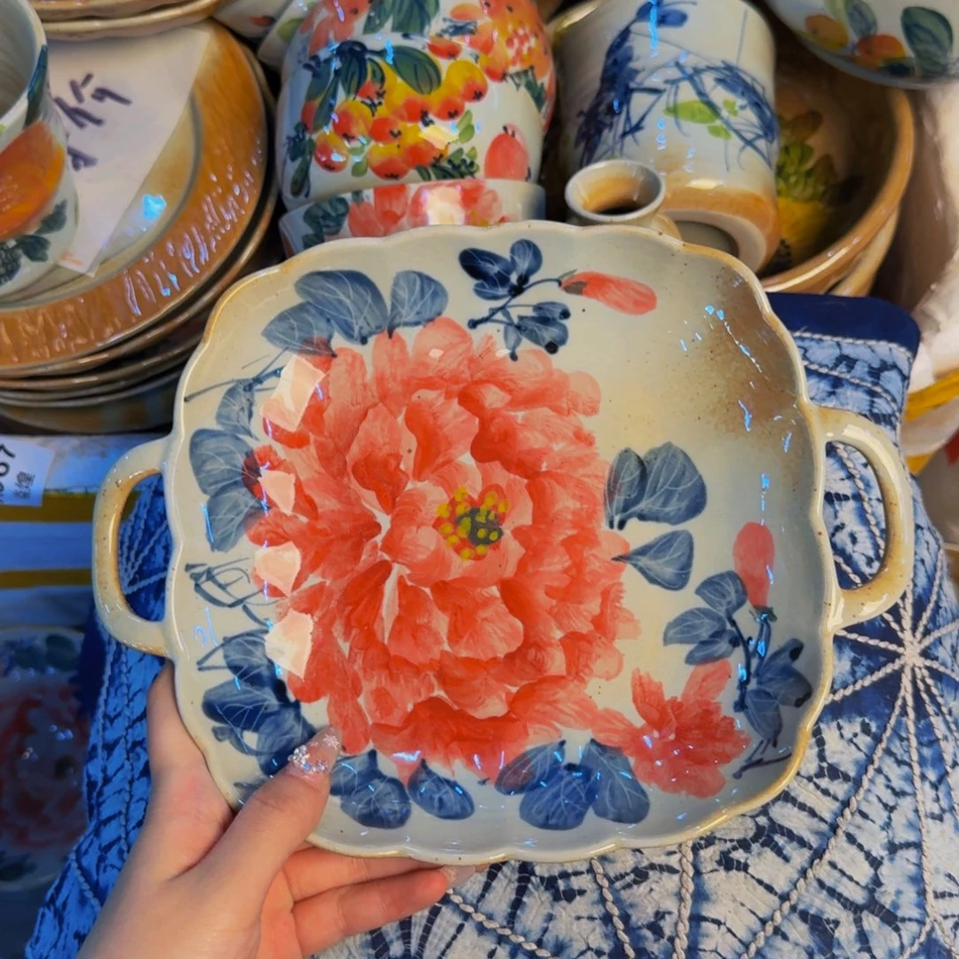 瓷片景德镇陶瓷手工手绘