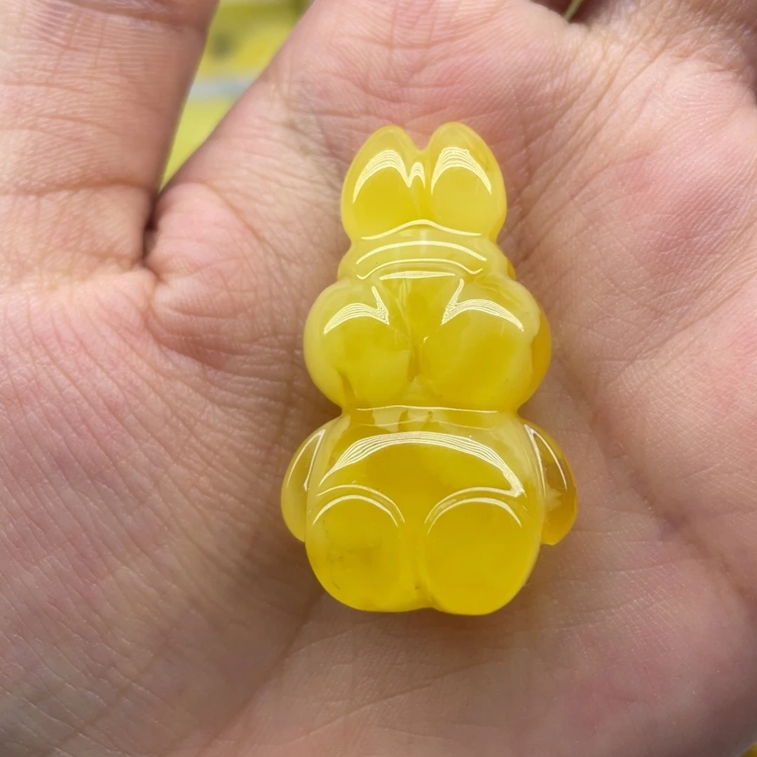 琥珀未镶嵌裸石天然琥珀蜜蜡
