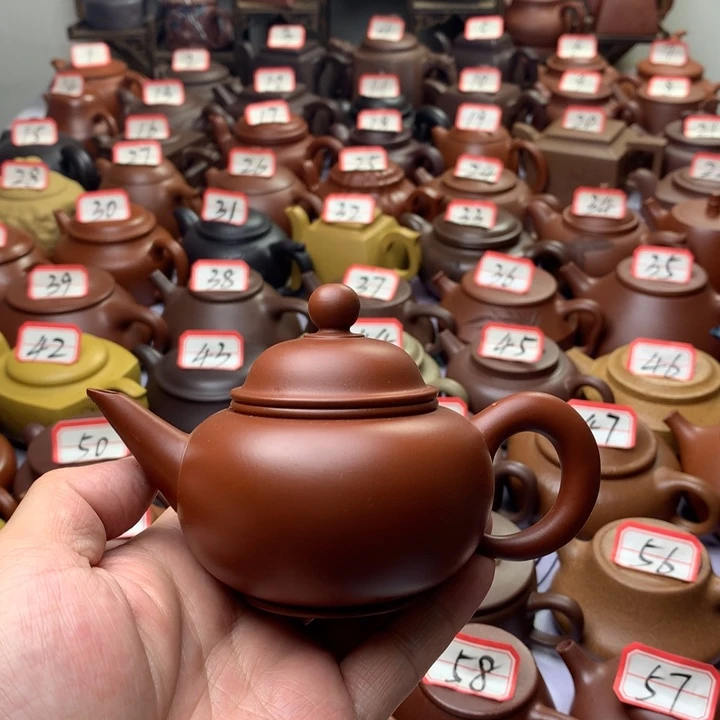 紫砂茶壶手拉壶手拉壶
