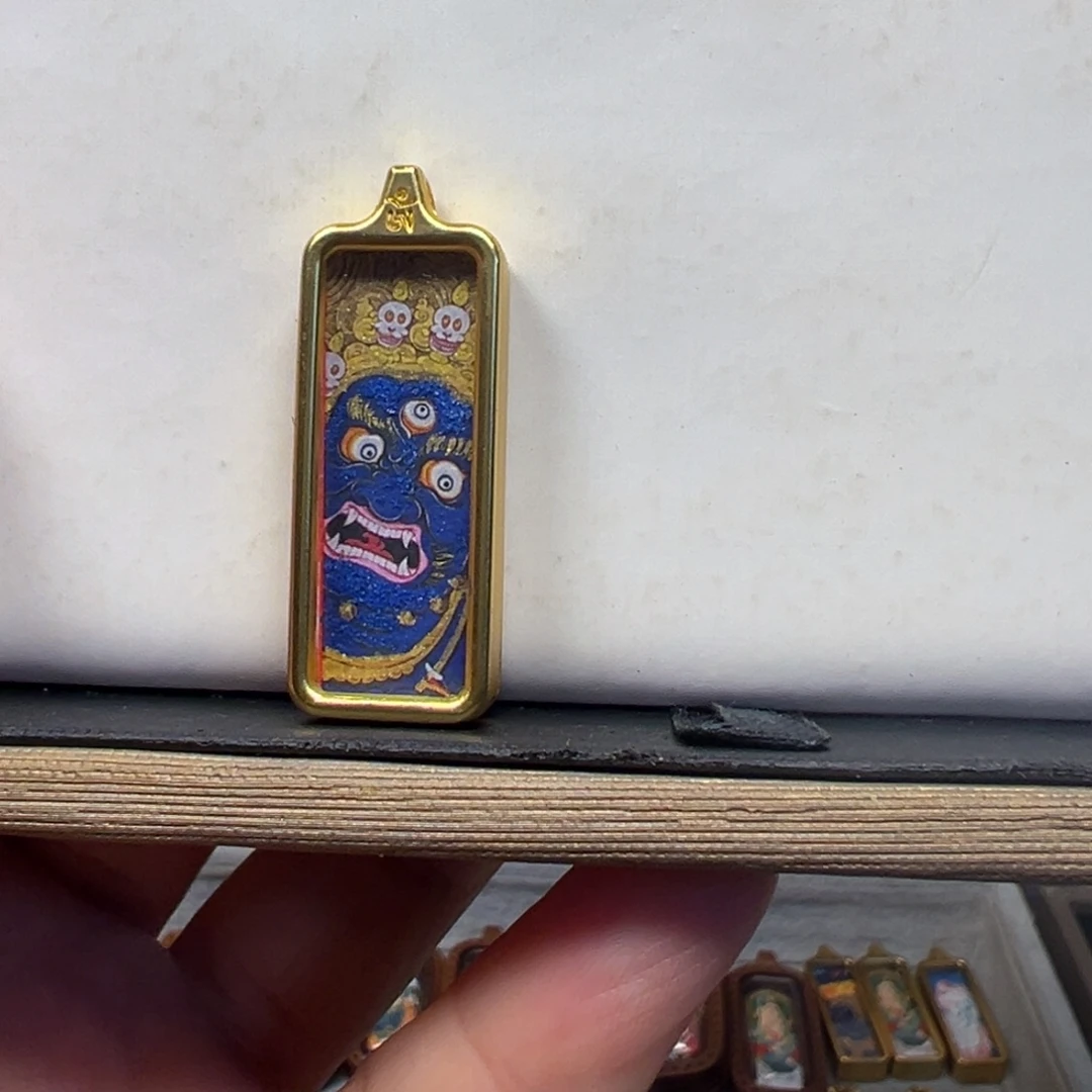 ᠅***᠅吊坠大黑天单面小金条