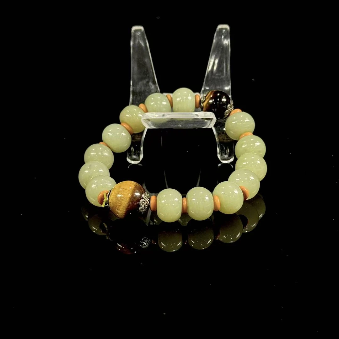 和田黄玉手串（722112）