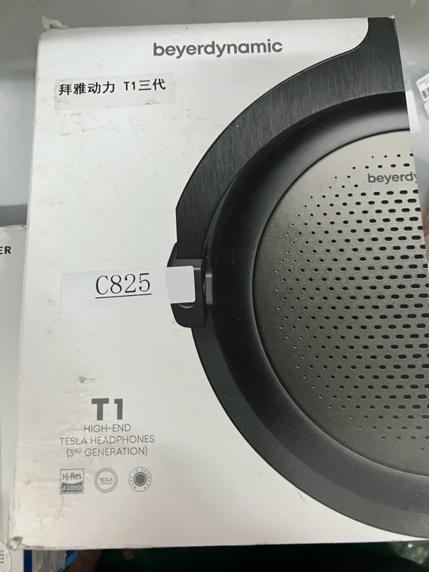 9新 拜亚动力 捡漏拜亚动力T1三代耳机编号C825