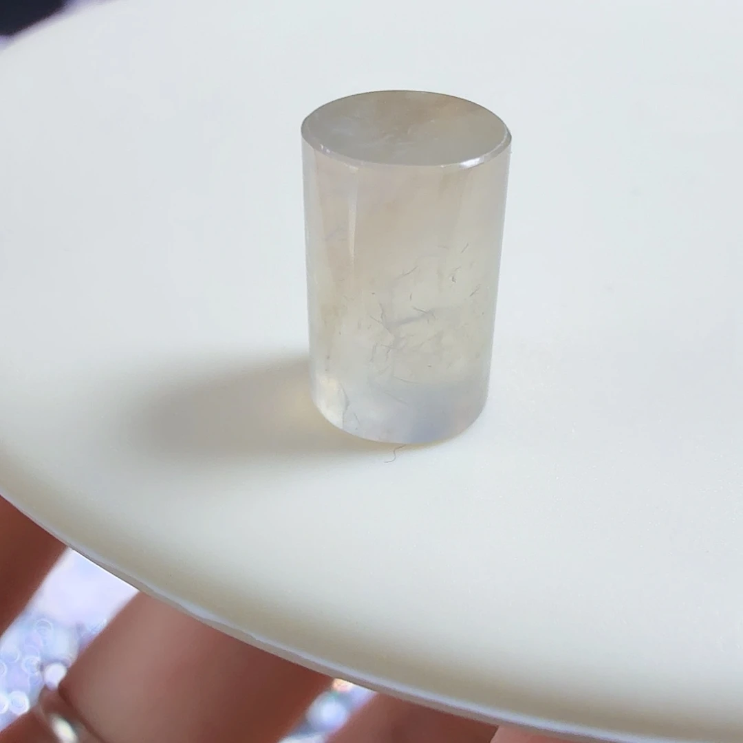 翡翠未镶嵌颈饰茶色桶珠