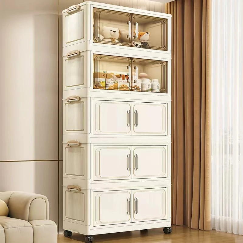 【拍四发五】【40面宽】家用高颜值收纳柜玩具零食杂物整理储物柜
