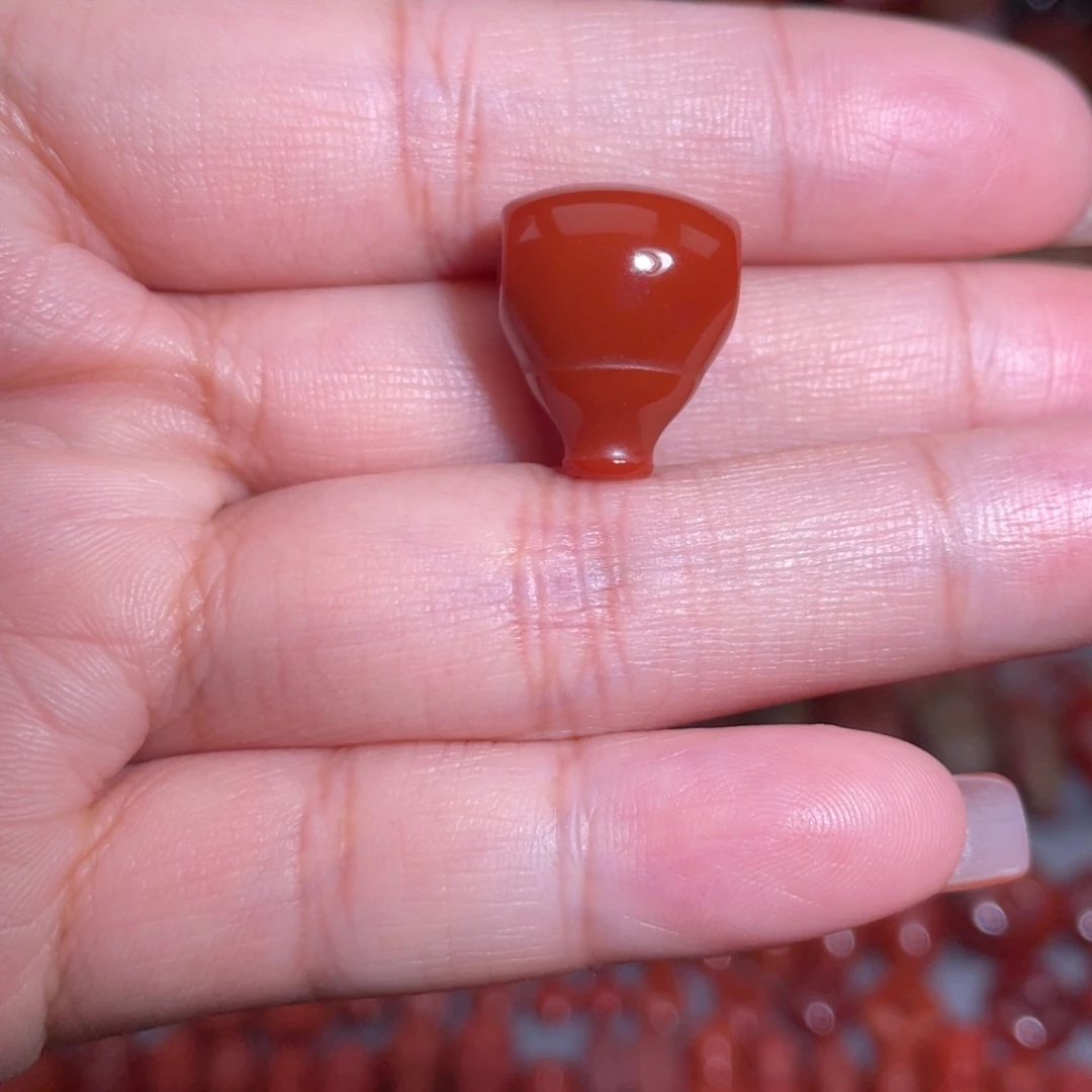 南红玛瑙未镶嵌瓦西三通13mm