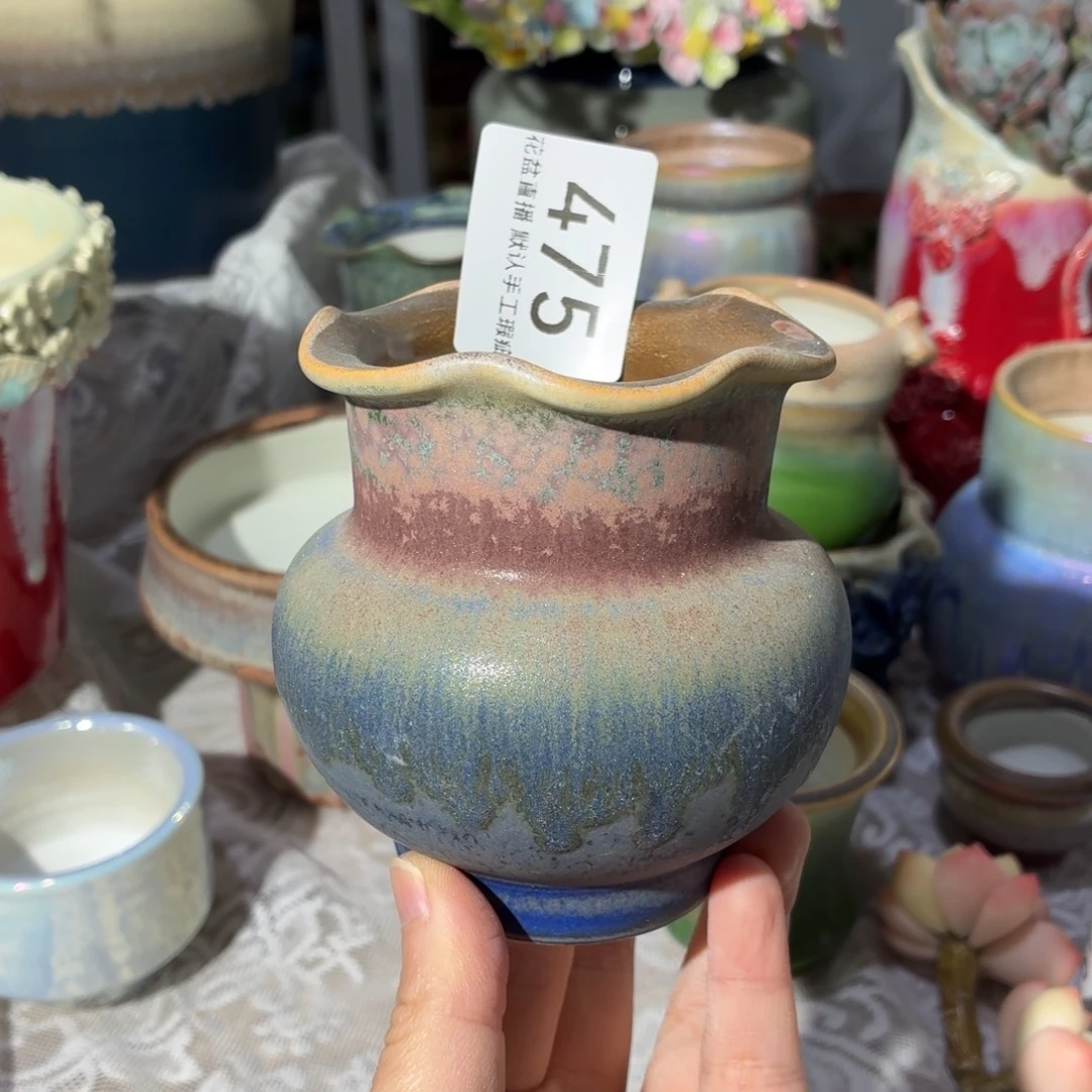 景德镇陶瓷花盆艺术