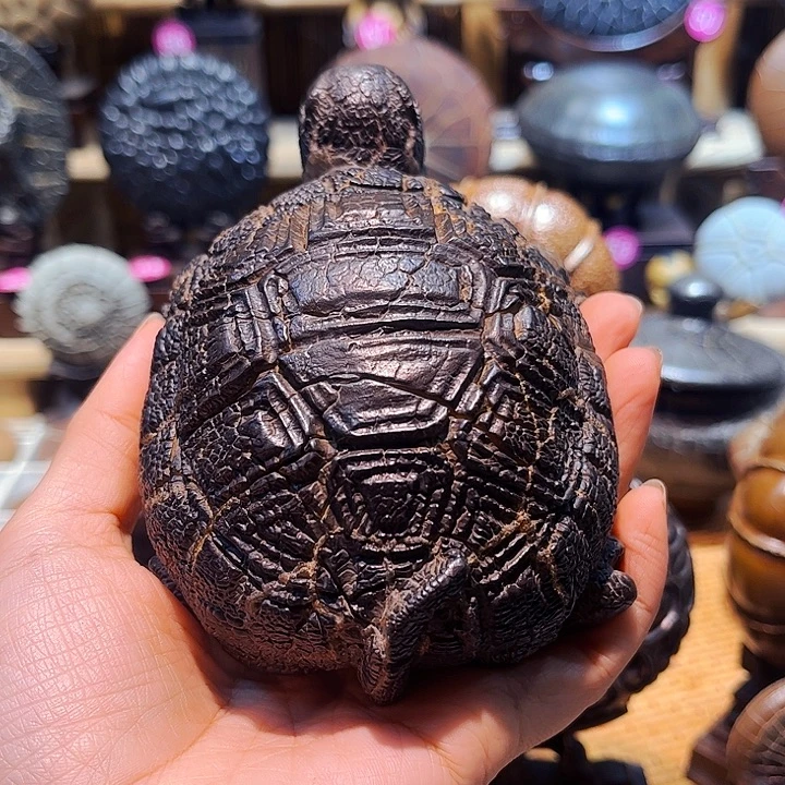石材龟纹石精品摆件
