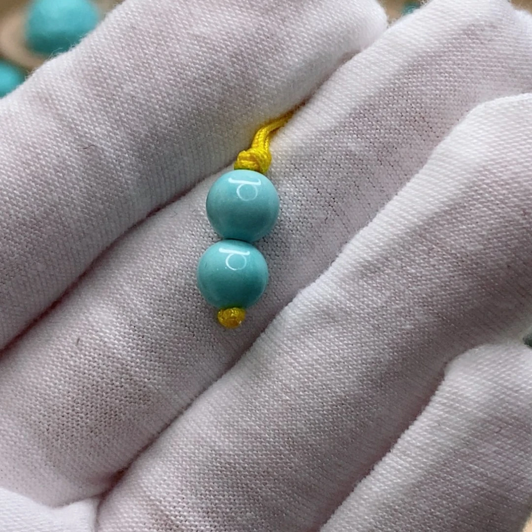 绿松石未镶嵌珠宝奇石6.5mm