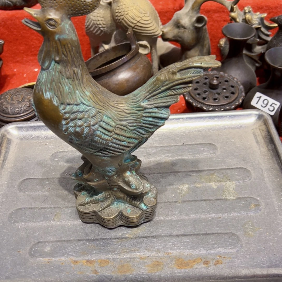 星***星黄铜摆件，文房摆件