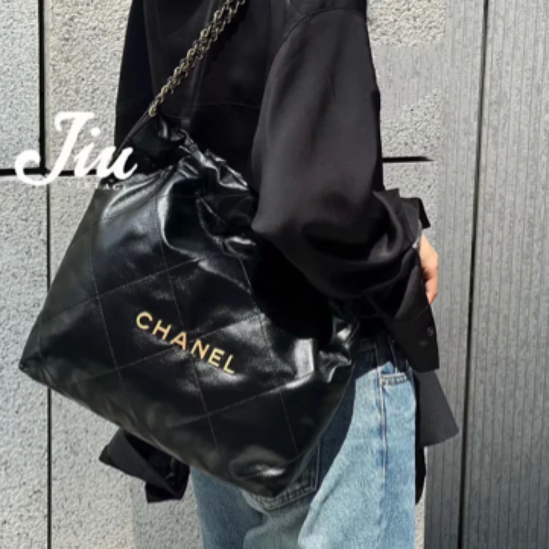 99新 Chanel/香奈儿 黑金小号22bag芯片 JM2-6971