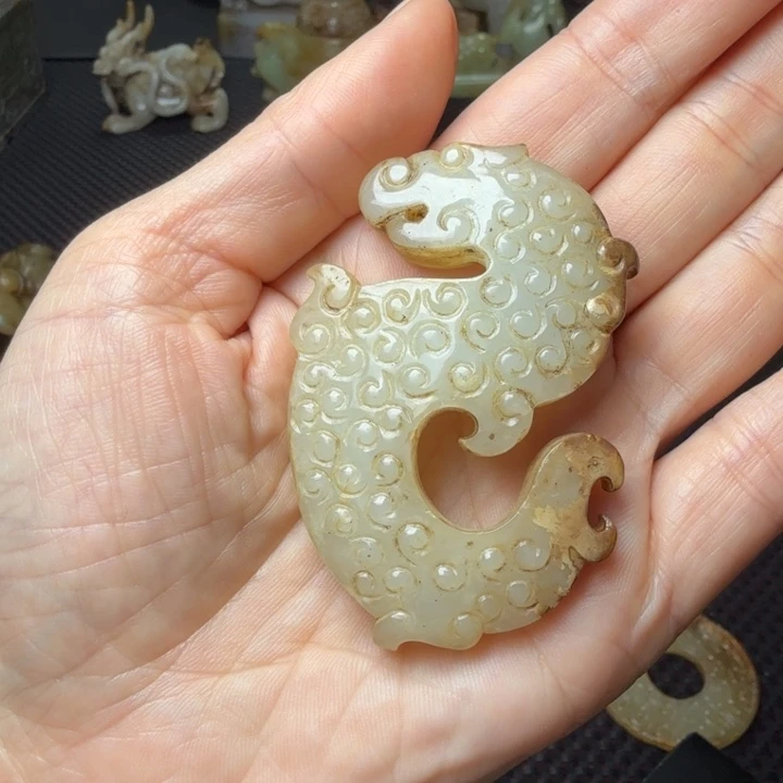 筏***团古玉老玉收藏珍品挂件