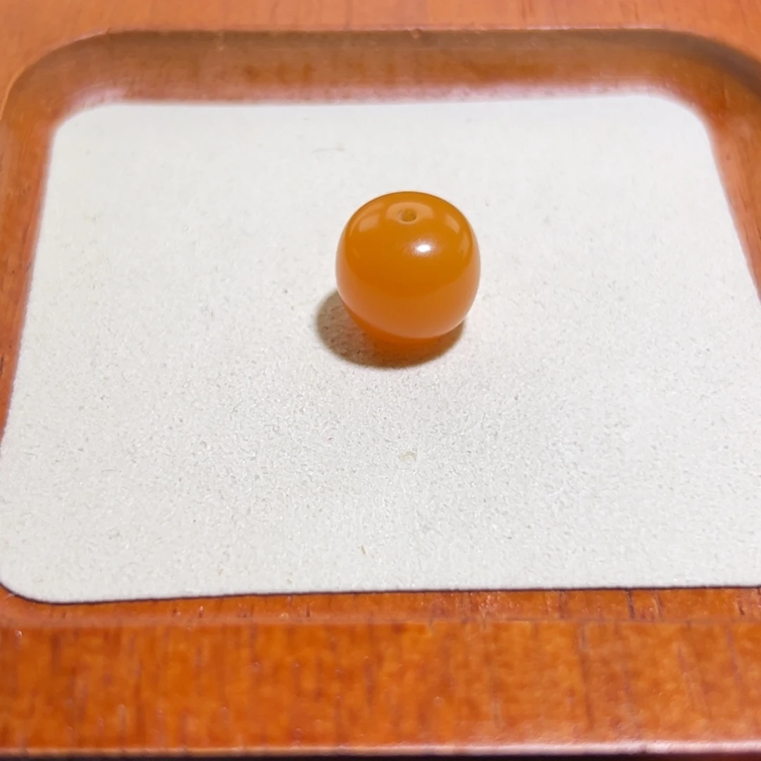 d***h石英质玉（缅黄）未镶嵌卡12老型单珠