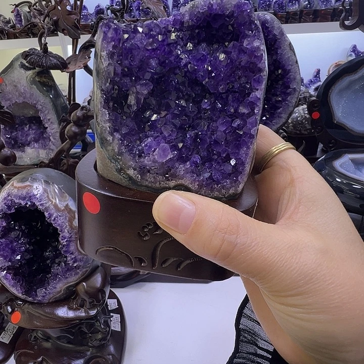 未镶嵌黄晶珠宝半成品