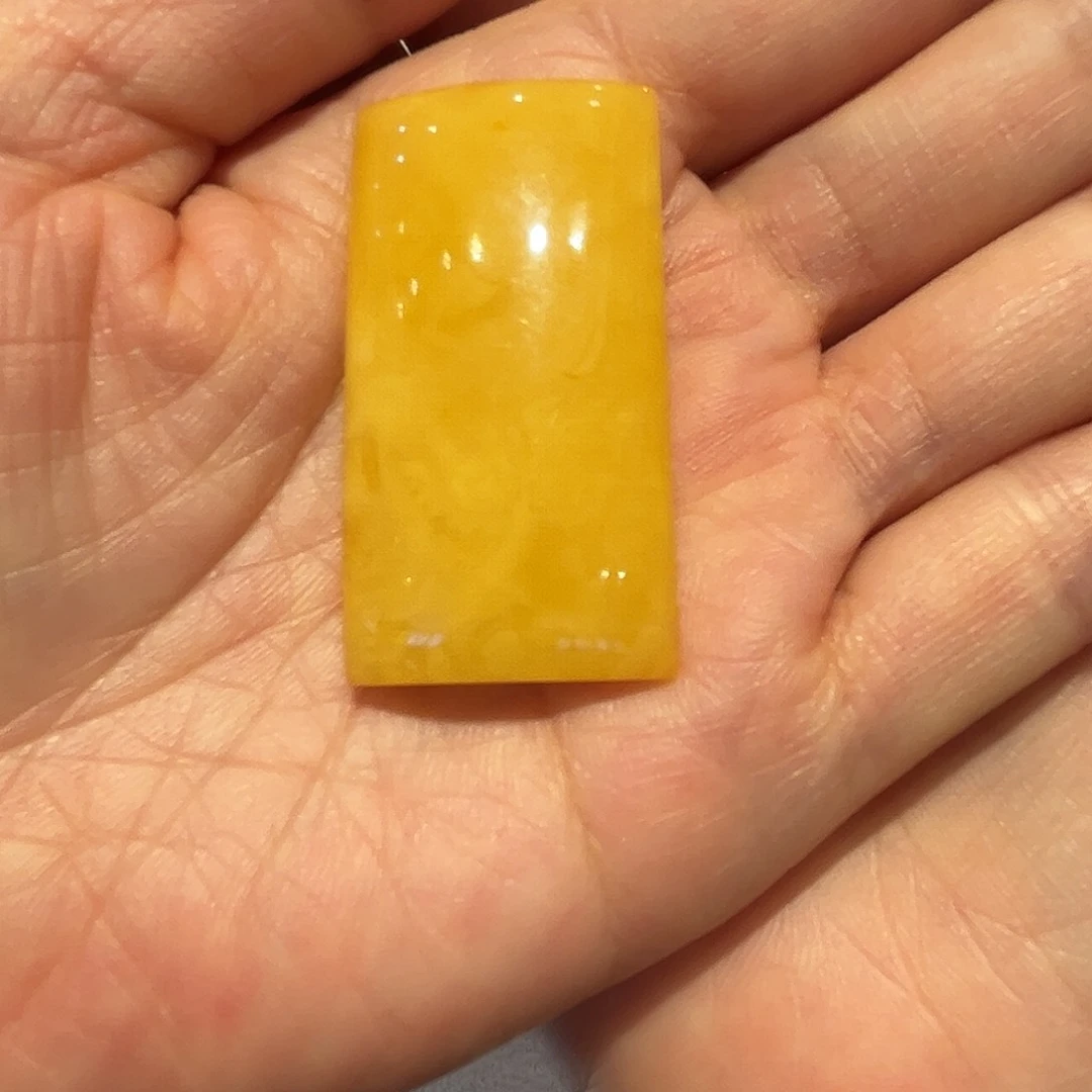 琥珀颈饰未镶嵌蜜蜡牌
