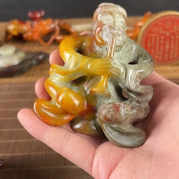 新***器和田玉未镶嵌挂件