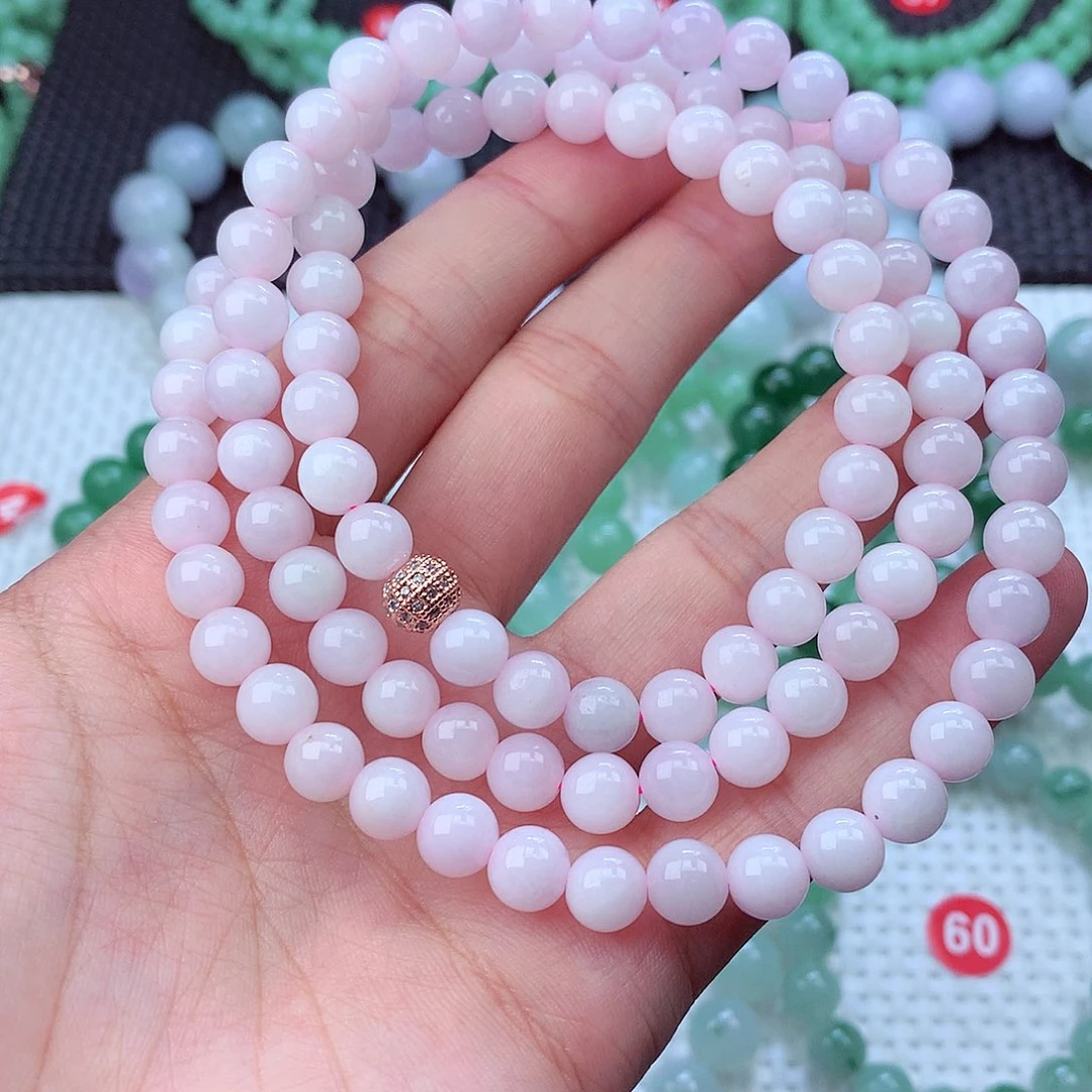 翡翠未镶嵌毛衣链