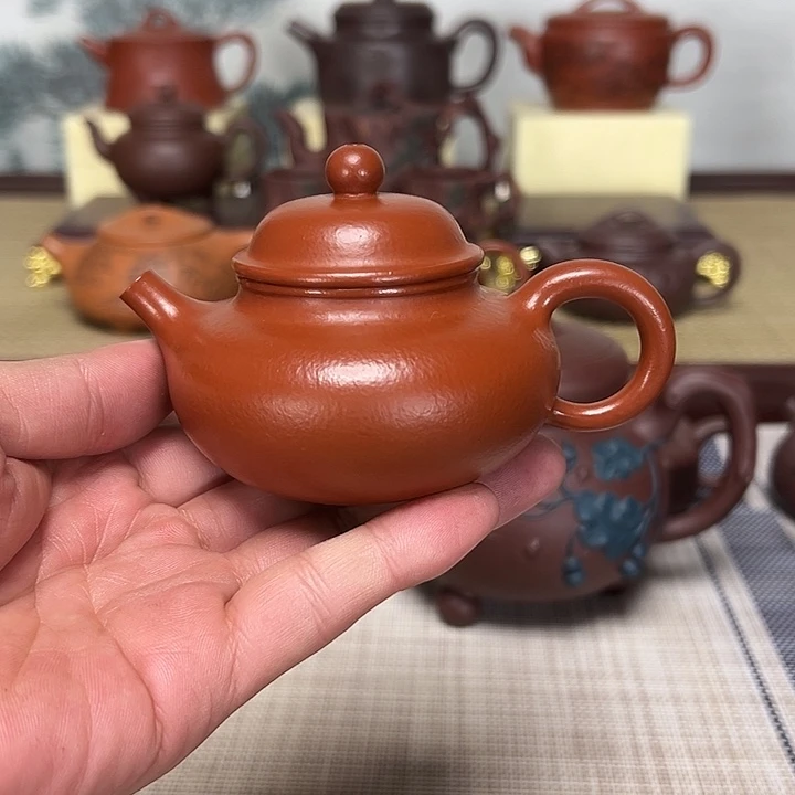 紫砂茶壶潮**～紫砂壶容天120cc