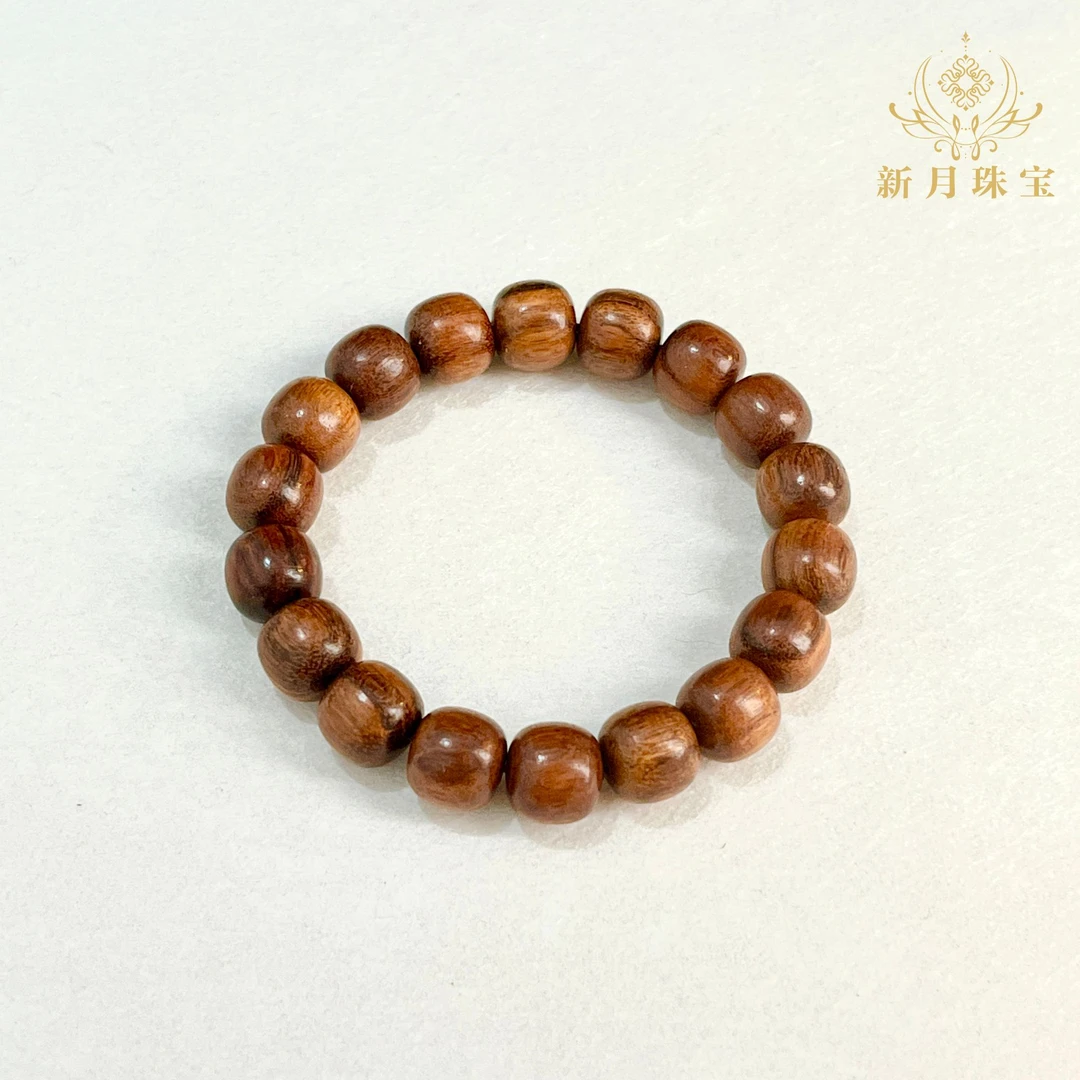 越南花梨木鼓珠单圈11x12mm-多样性发一