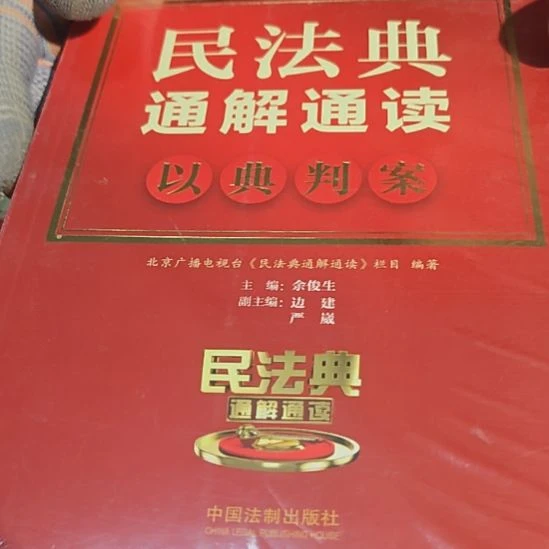 民法典通解通读平装库存书