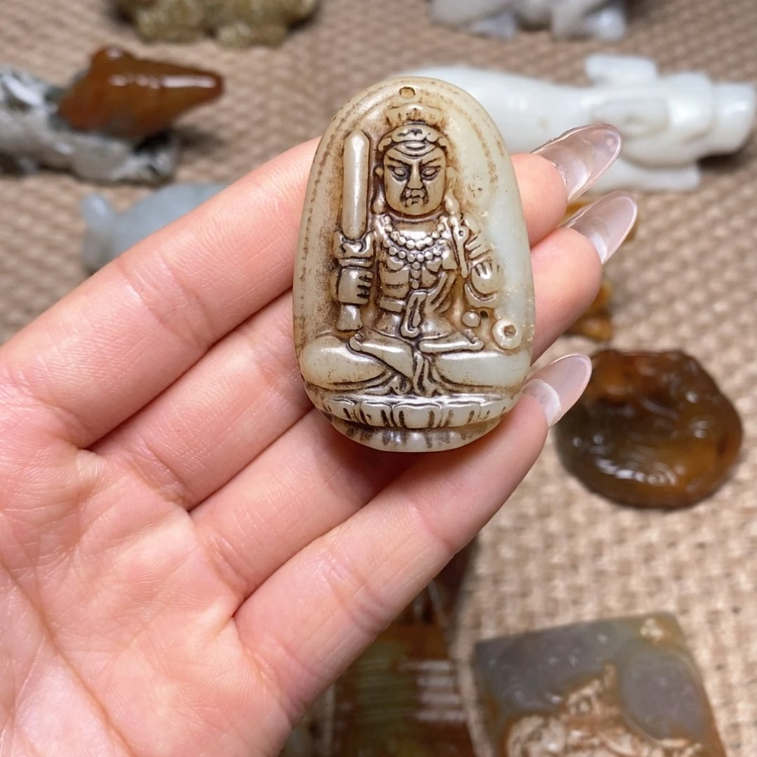 白玉菩提吊坠白玉菩提白玉菩提摆件