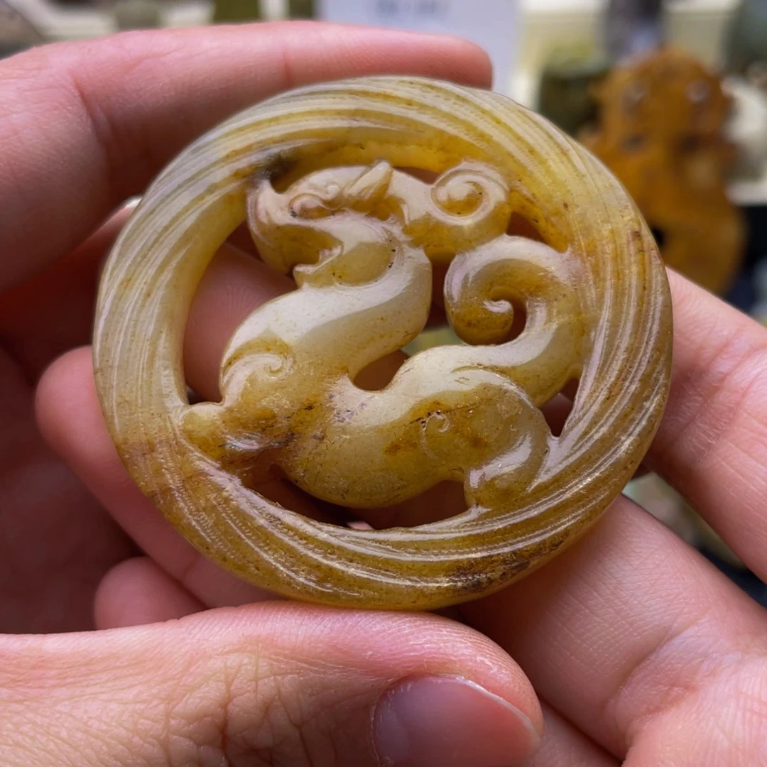 蛇纹石玉未镶嵌颈饰189