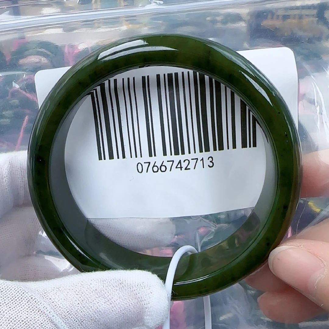 和田玉（碧玉）手镯未镶嵌6162